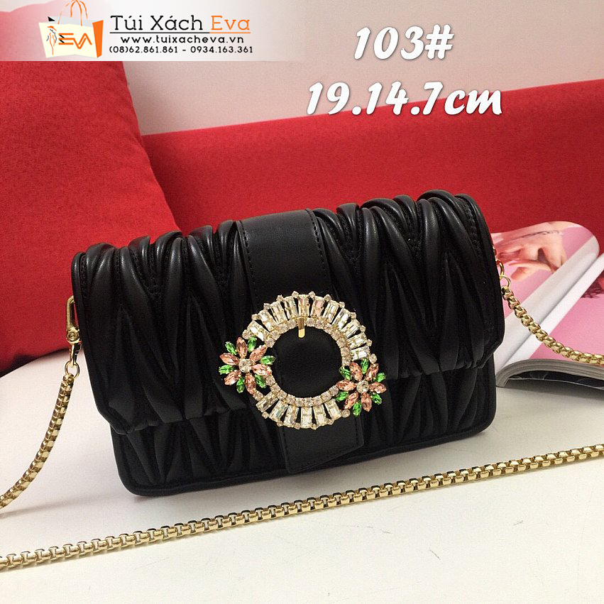 Túi Xách Miu miu Bag Siêu Cấp Màu Đen Đẹp M103.