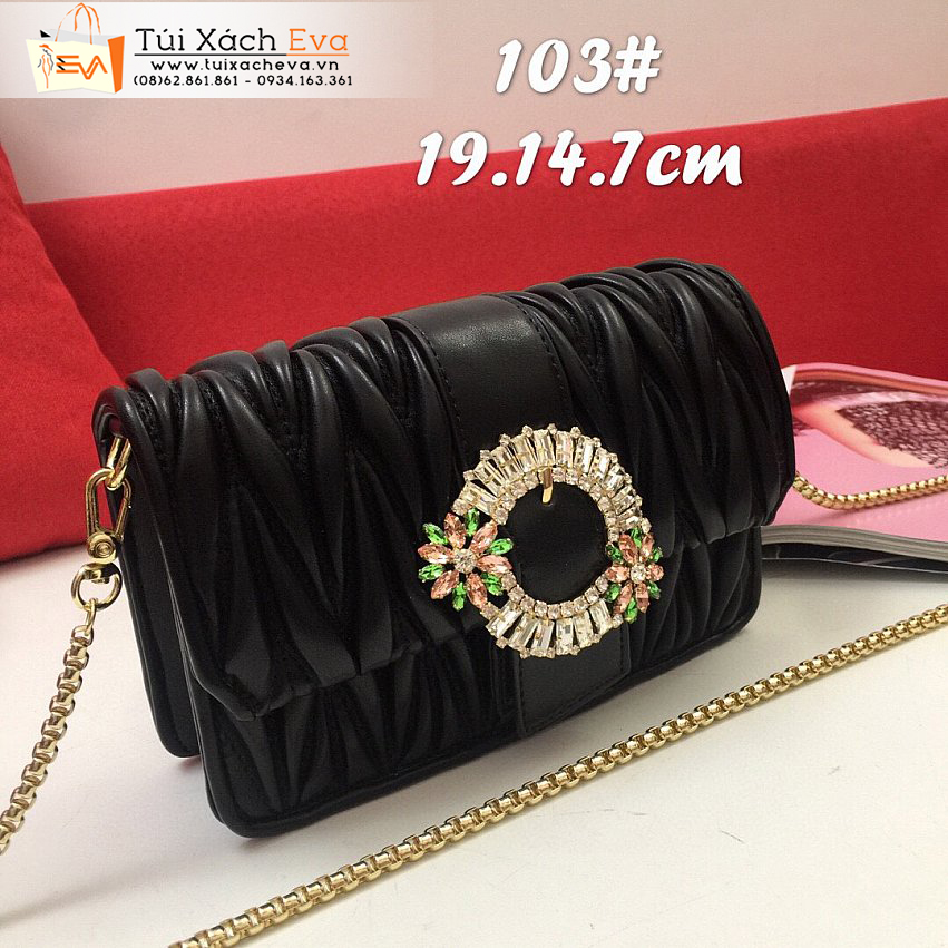 Túi Xách Miu miu Bag Siêu Cấp Màu Đen Đẹp M103.