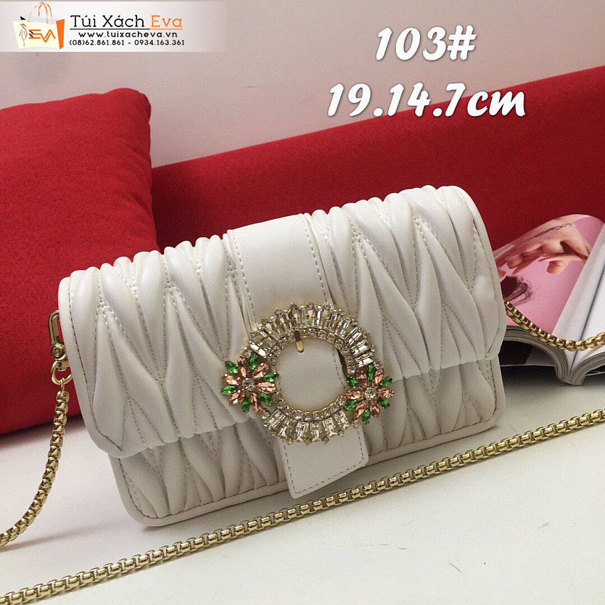 Túi Xách Miu miu Bag Siêu Cấp Màu Trắng Đẹp M103.