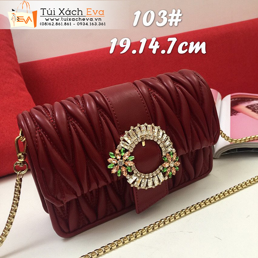 Túi Xách Miu miu Bag Siêu Cấp Màu Đỏ Đẹp M103.