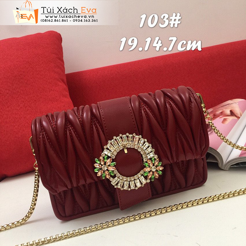 Túi Xách Miu miu Bag Siêu Cấp Màu Đỏ Đẹp M103.