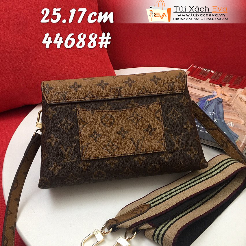 Túi Xách Lv Bag Siêu Cấp Màu Nâu Phối Vàng Đẹp M44688.