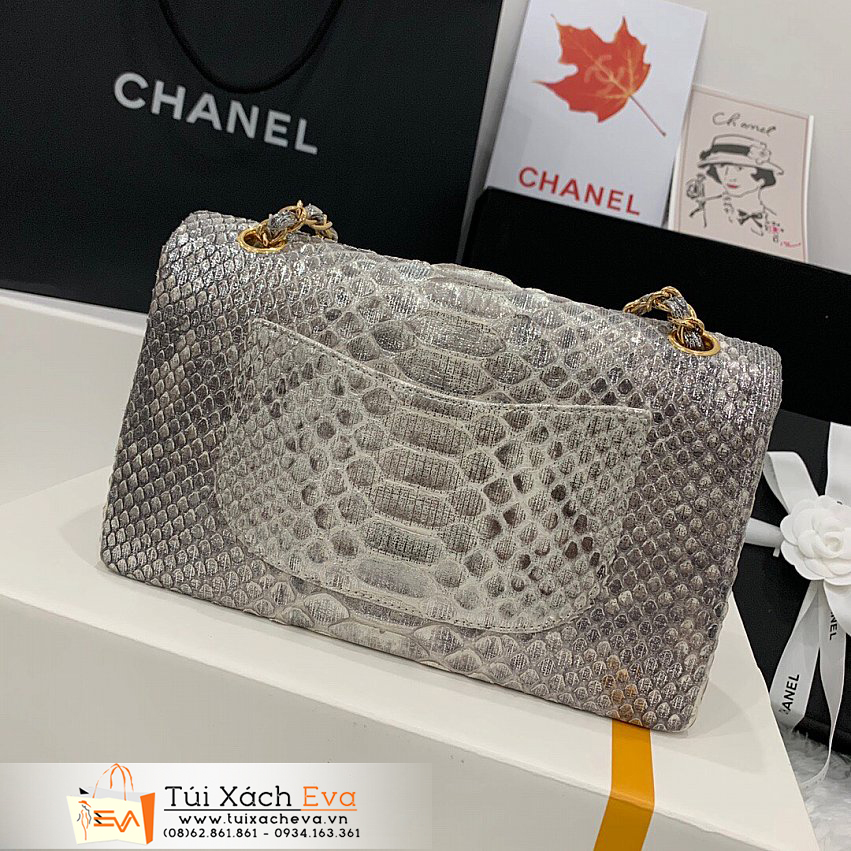 Túi Xách Chanel Classic Bag Siêu Cấp Màu Xám Đẹp M01112.