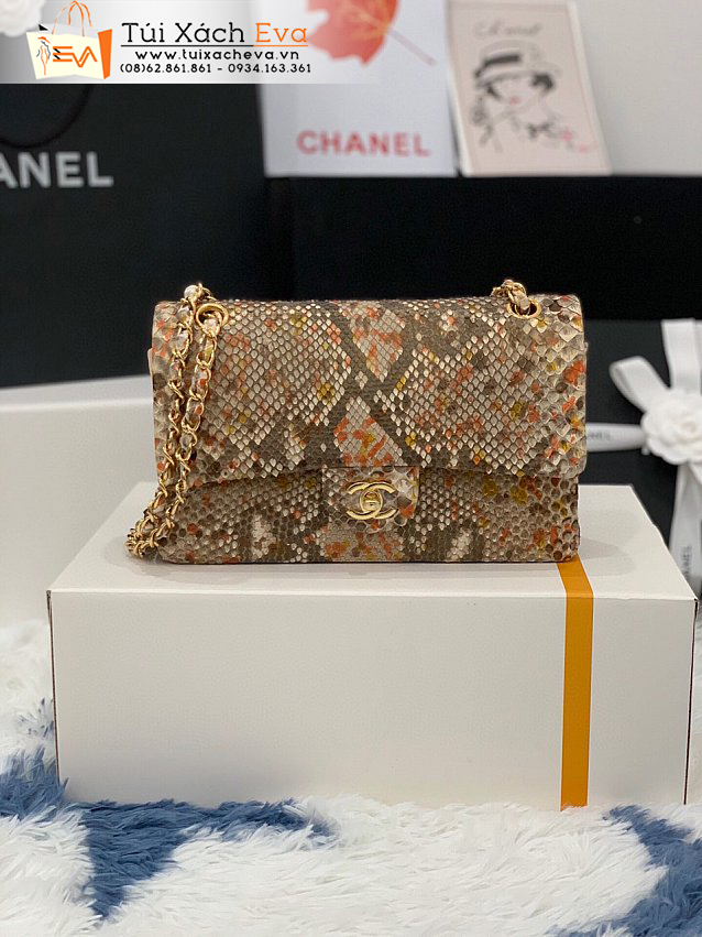 Túi Xách Chanel Classic Bag Siêu Cấp Màu Vàng Đẹp M01112.