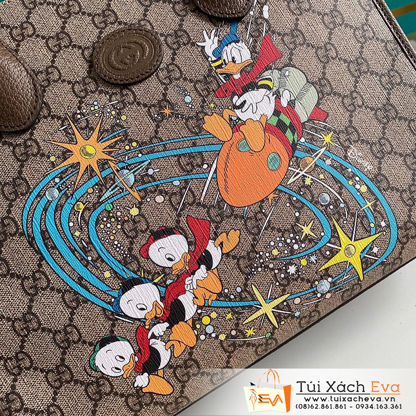 Túi Xách Gucci Disney Donald Duck Bag Siêu Cấp Màu Nâu Đẹp M648134