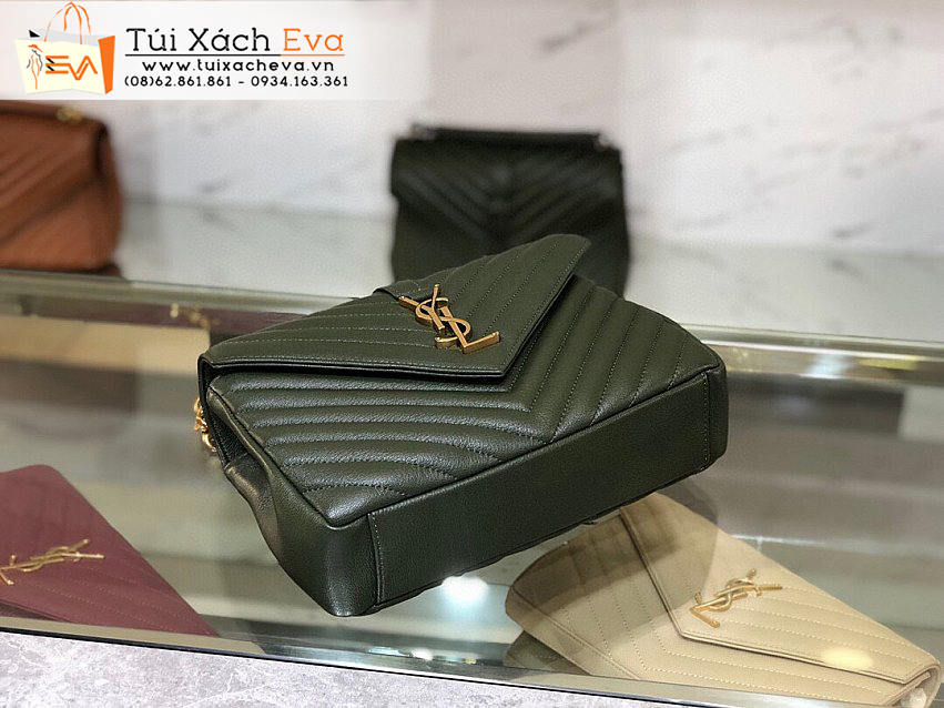 Túi Xách YSL MONOGRAM Bag Siêu Cấp Màu Xanh Riêu Đẹp M487213.