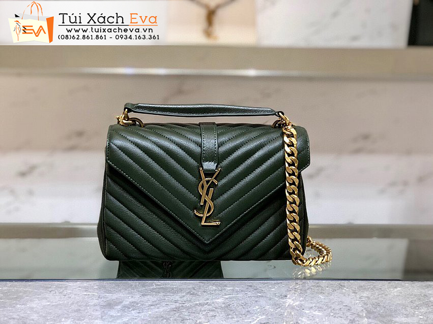 Túi Xách YSL MONOGRAM Bag Siêu Cấp Màu Xanh Riêu Đẹp M487213.