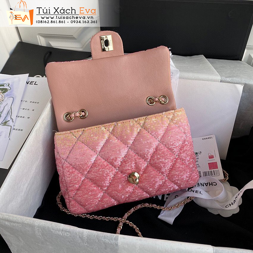 Túi Xách Chanel Bling Bling Bag Siêu Cấp Màu Hồng Đẹp M1683.