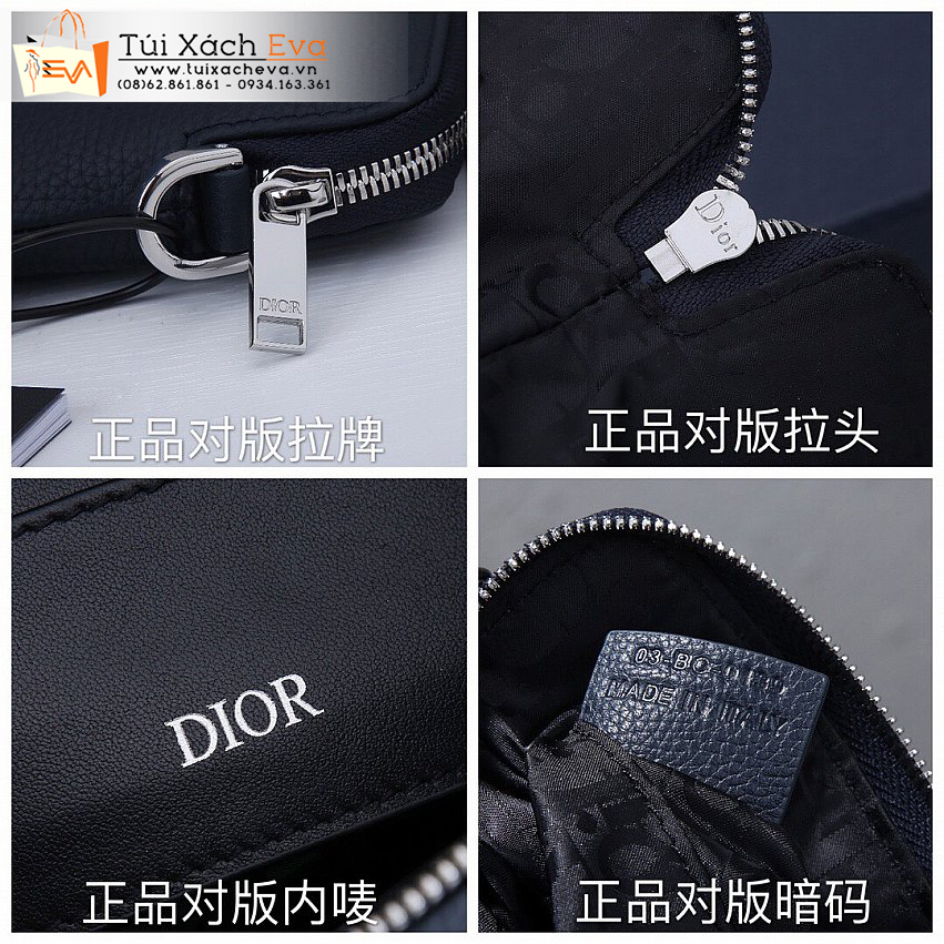 Túi Xách Dior And Shawn Bag Siêu Cấp Màu Xanh Đẹp.