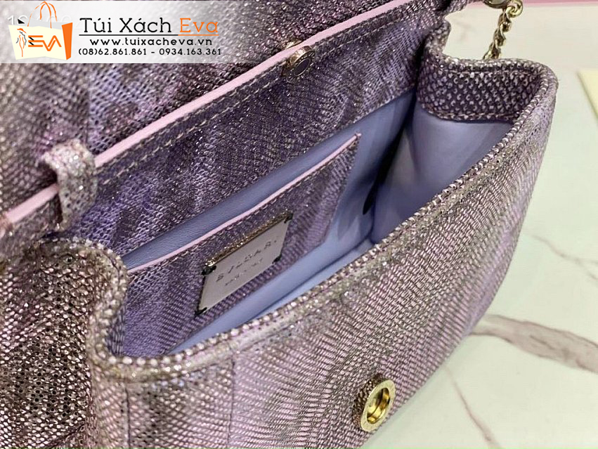 Túi Xách BVL Serpenti Cabochon Bag Siêu Cấp Màu Tím Đẹp.