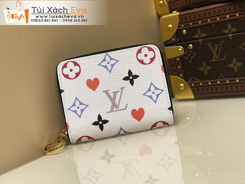 Ví Cầm Tay LV Bag Siêu Cấp Màu Trắng Đẹp.