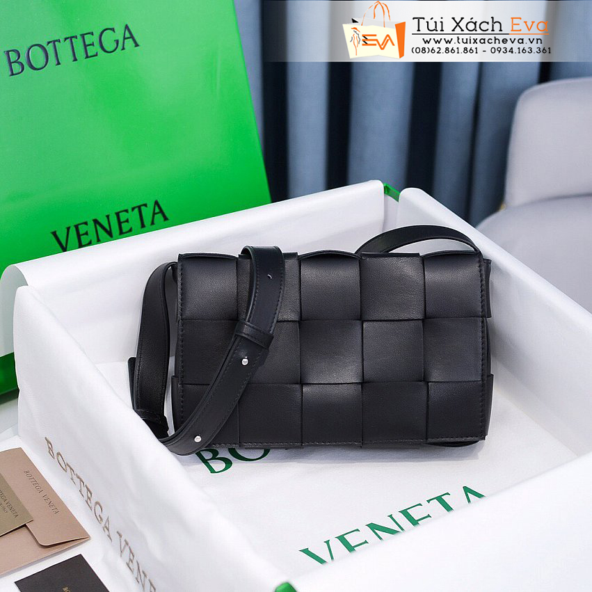 Túi Xách Bottega Veneta Cassette Bag Siêu Cấp Màu Đen Đẹp.