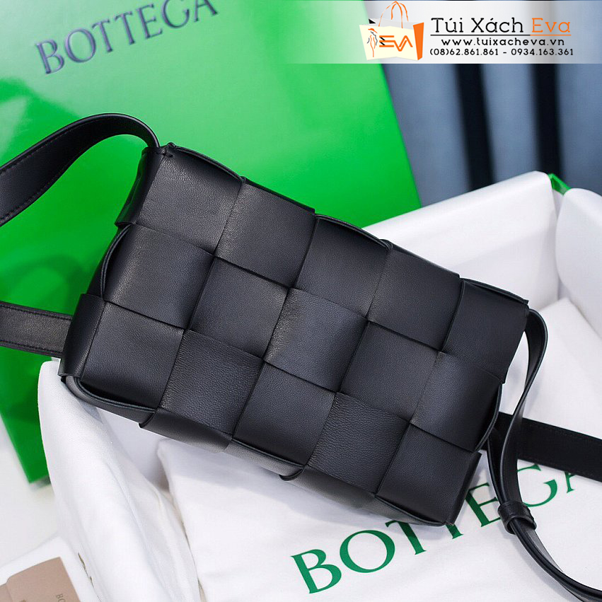 Túi Xách Bottega Veneta Cassette Bag Siêu Cấp Màu Đen Đẹp.