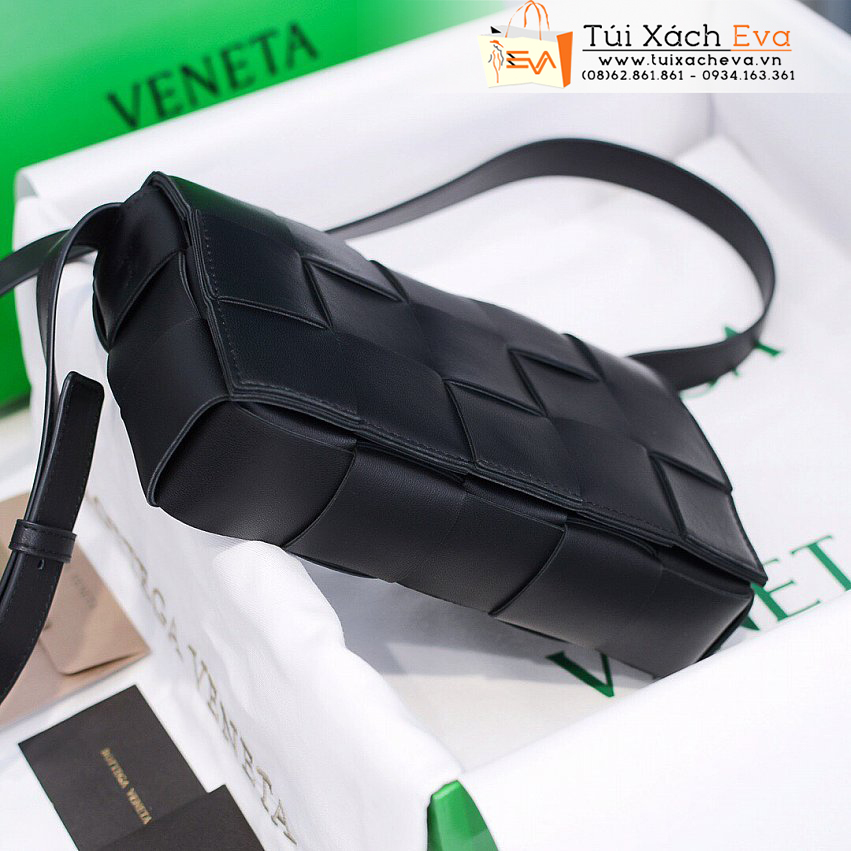 Túi Xách Bottega Veneta Cassette Bag Siêu Cấp Màu Đen Đẹp.