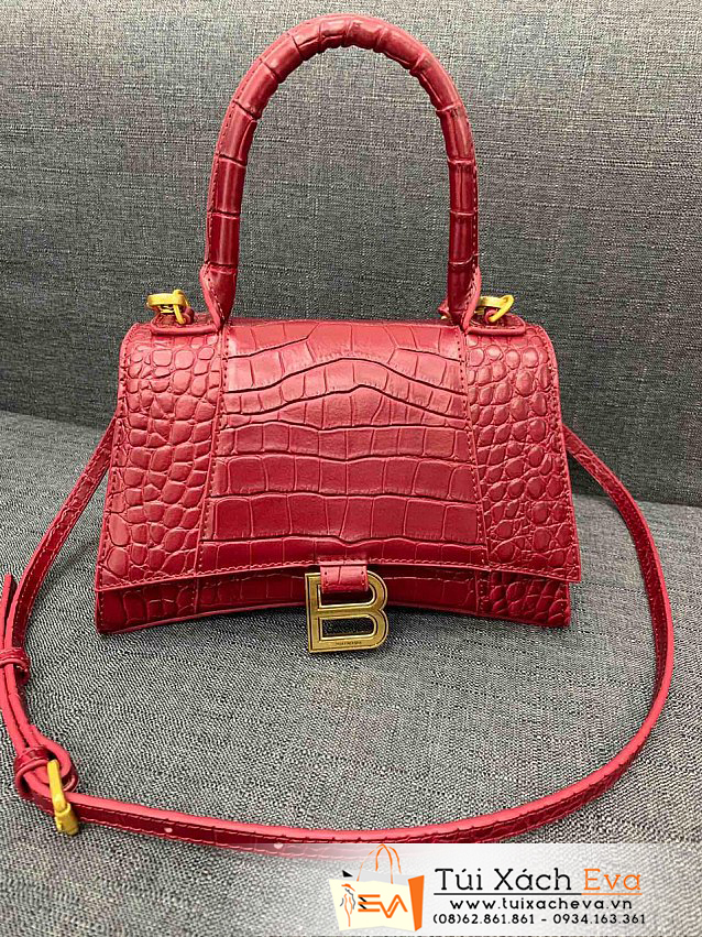 Túi Xách Balenciaga Hourglass Bag Siêu Cấp Màu Hồng Đẹp M8068.