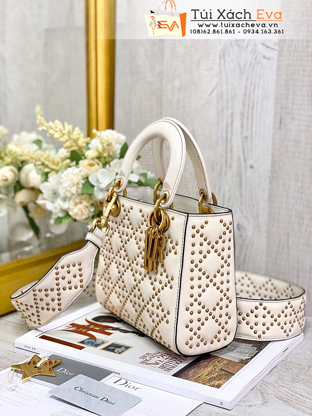 Túi Xách Dior Lady Bag Siêu Cấp Màu Trắng Đẹp.