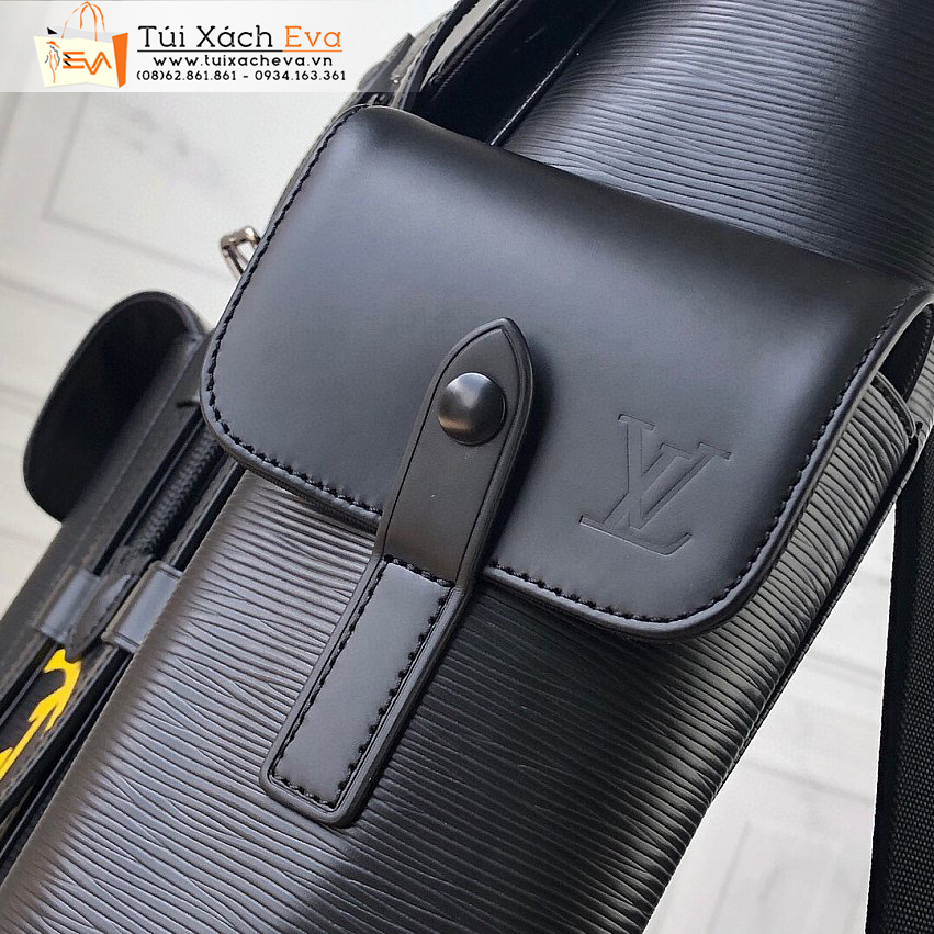 Balo LV Christopher Bag Siêu Cấp Màu Đen Đẹp M55138.