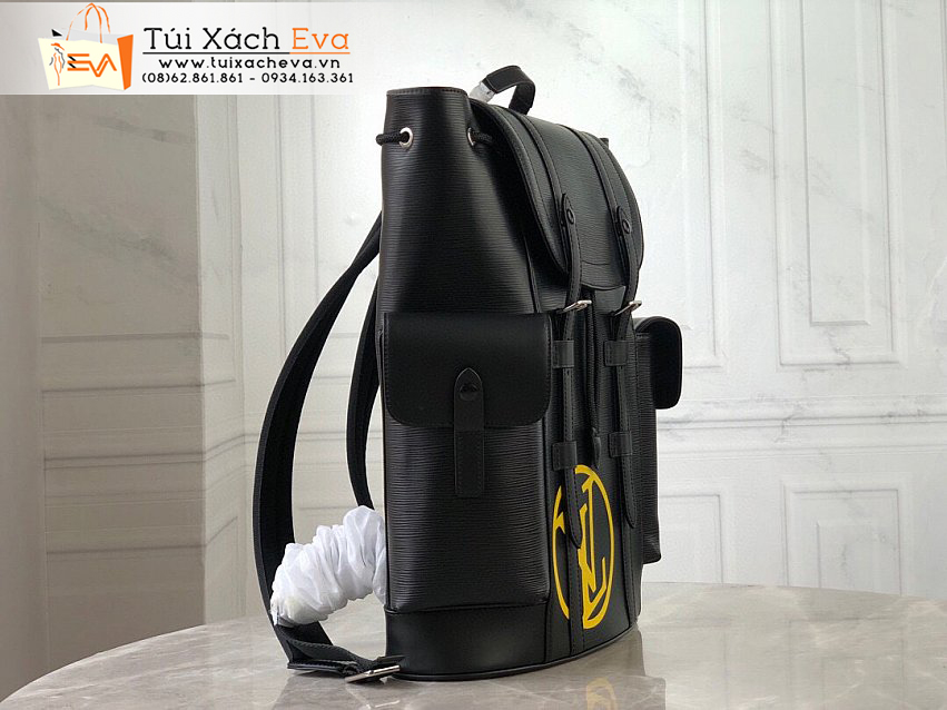 Balo LV Christopher Bag Siêu Cấp Màu Đen Đẹp M55138.