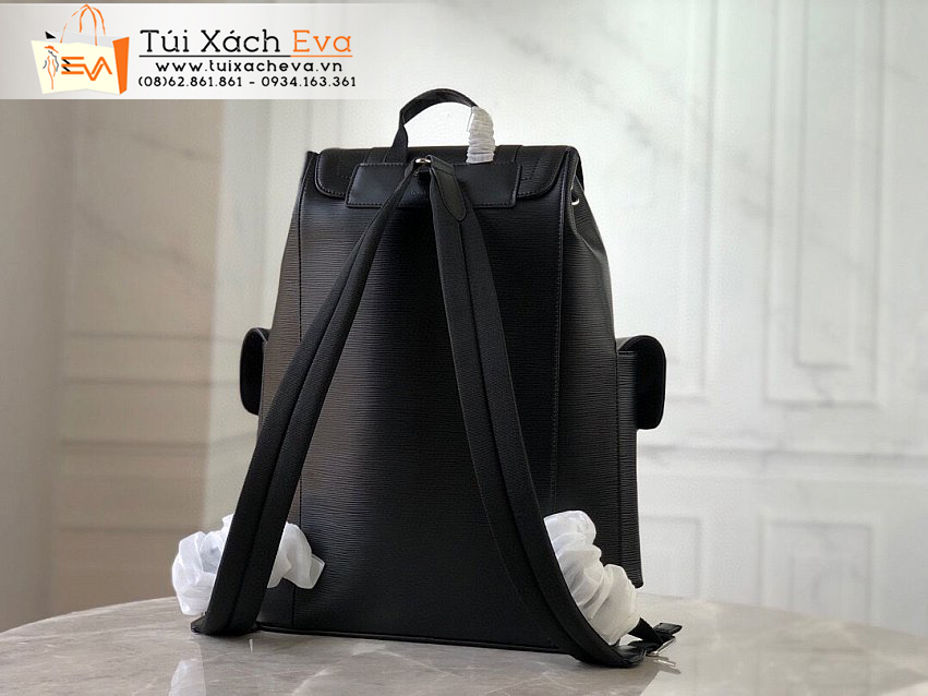 Balo LV Christopher Bag Siêu Cấp Màu Đen Đẹp M55138.