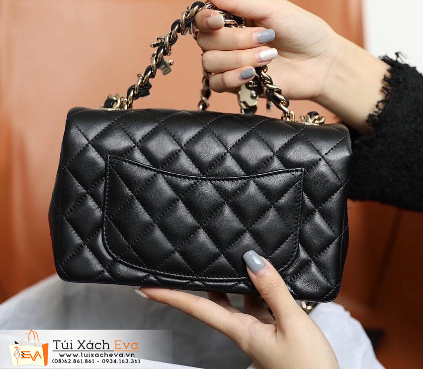 Túi Xách Chanel Cruise Bag Siêu Cấp Màu Đen Đẹp.