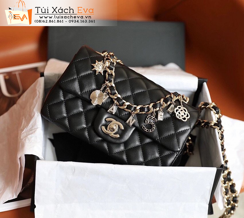 Túi Xách Chanel Cruise Bag Siêu Cấp Màu Đen Đẹp.