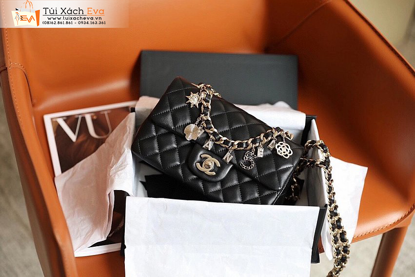 Túi Xách Chanel Cruise Bag Siêu Cấp Màu Đen Đẹp.