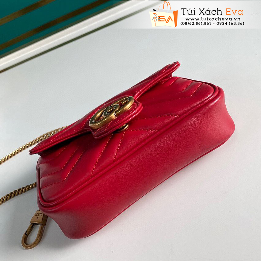 Túi Xách Gucci Marmont Bag Siêu Cấp Màu Đỏ Đẹp M476433.