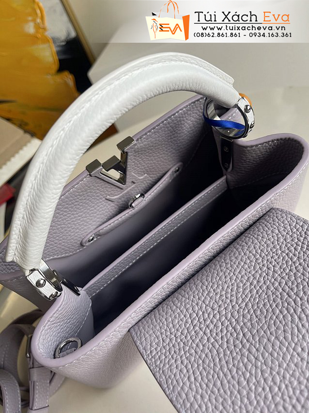 Túi Xách Lv Capucines Bag SIêu Cấp Màu Xám Đẹp M48865.