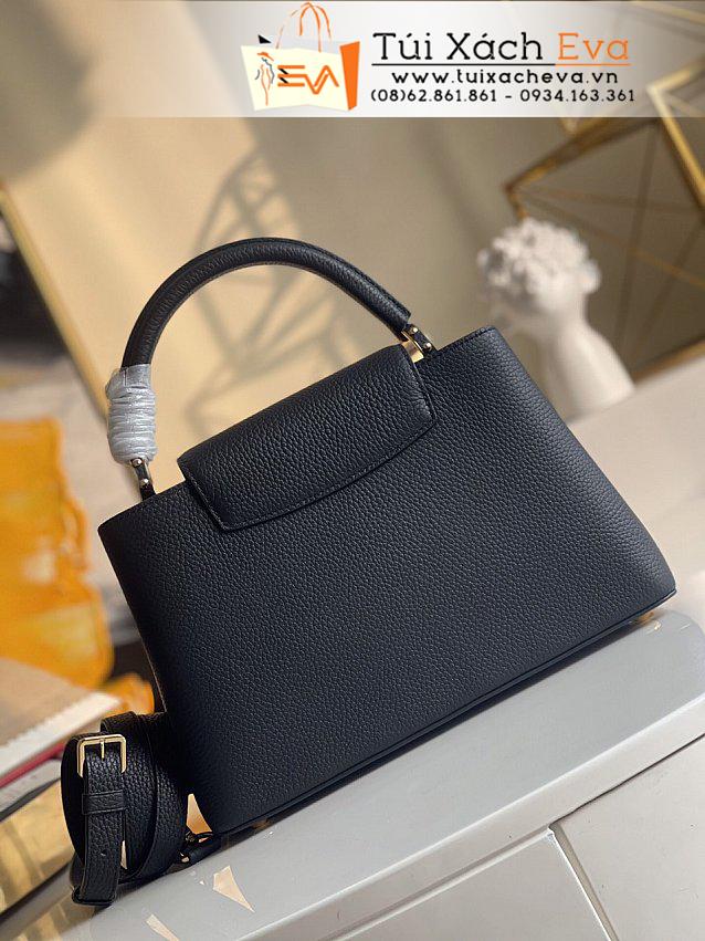 Túi Xách Lv Capucines Bag Siêu Cấp Màu Đen Đẹp M48865.