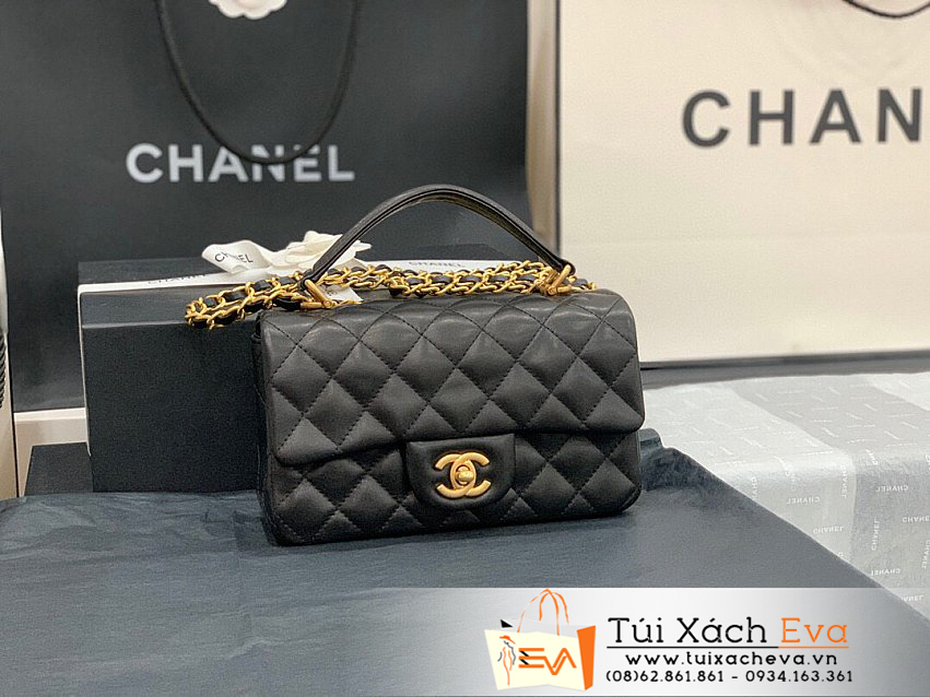 Túi Xách Chanel Bag Siêu Cấp Màu Đen Đẹp M8816.