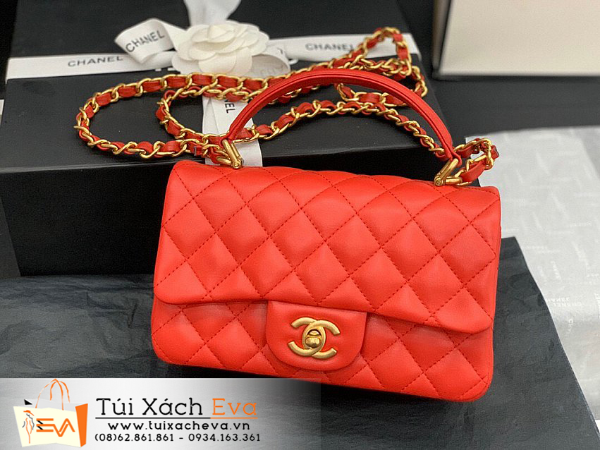 Túi Xách Chanel Bag Siêu Cấp Màu Đỏ Đẹp M8816.