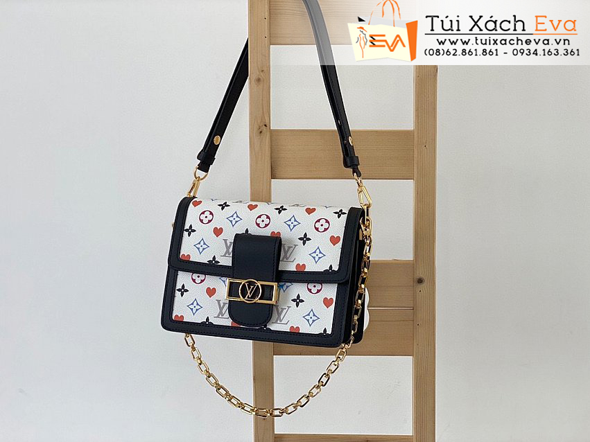 Túi Xách Lv Dauphine Bag Siêu Cấp Màu Trắng Đẹp M57463.