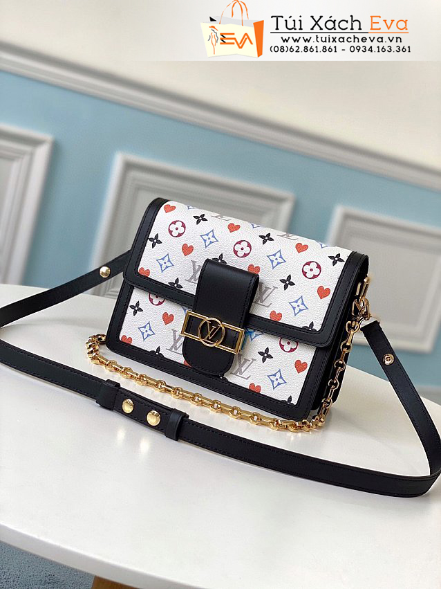 Túi Xách Lv Dauphine Bag Siêu Cấp Màu Trắng Đẹp M57463.