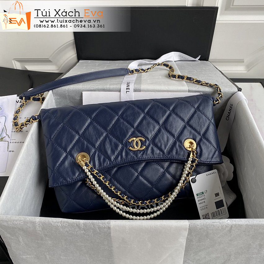 Túi Xách Chanel Bag Siêu Cấp Màu Xanh Đẹp M2213.