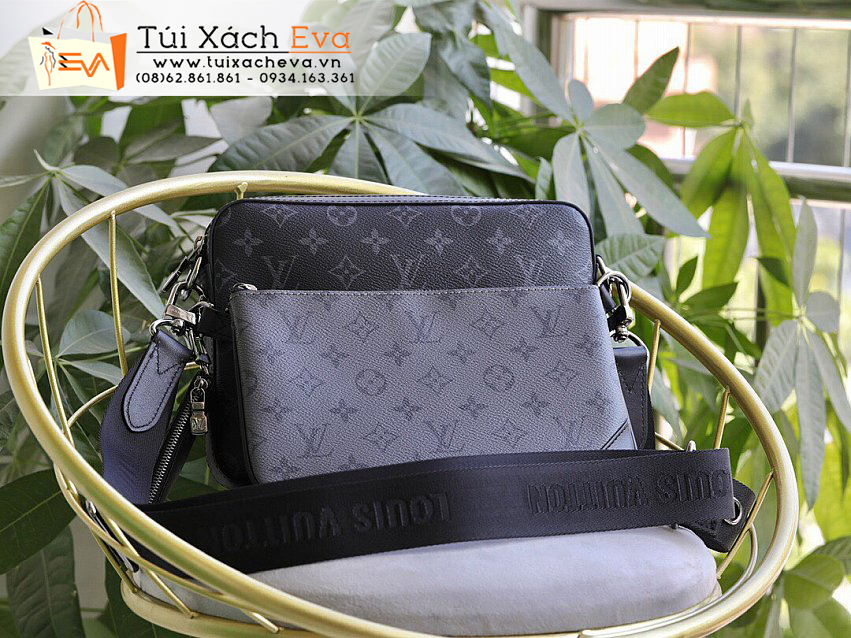 Túi Xách LV Monogram Eclipse Bag SIêu Cấp Màu Đen Đẹp M69443.