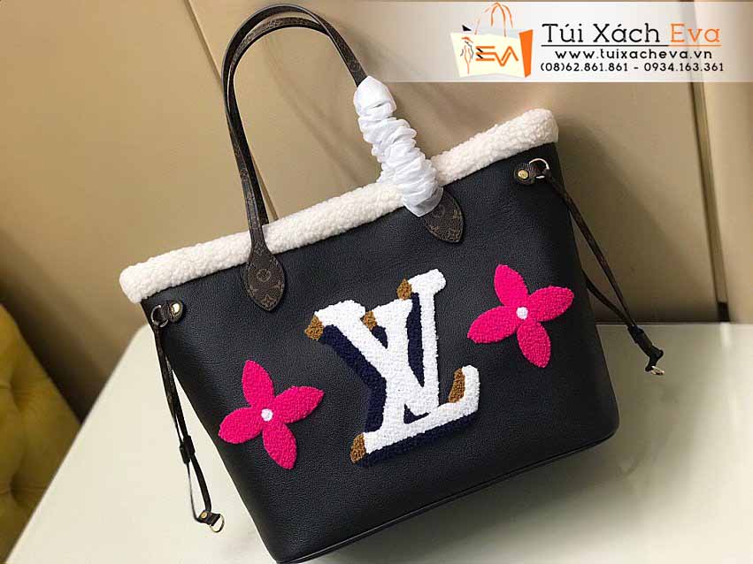 Túi Xách LV Neverfull Bag Siêu Cấp Màu Đen Đẹp MM56960.