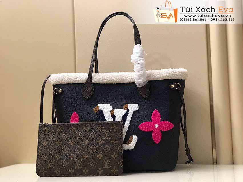 Túi Xách LV Neverfull Bag Siêu Cấp Màu Đen Đẹp MM56960.