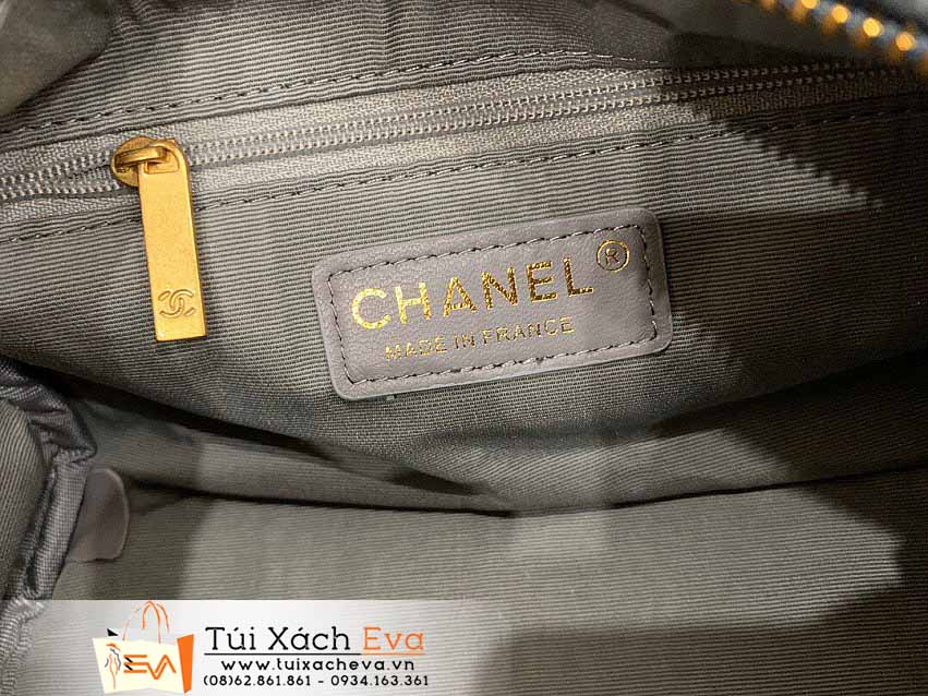 Túi Xách Chanel Bag Siêu Cấp Màu Trắng Sọc Xanh Đẹp M1899.