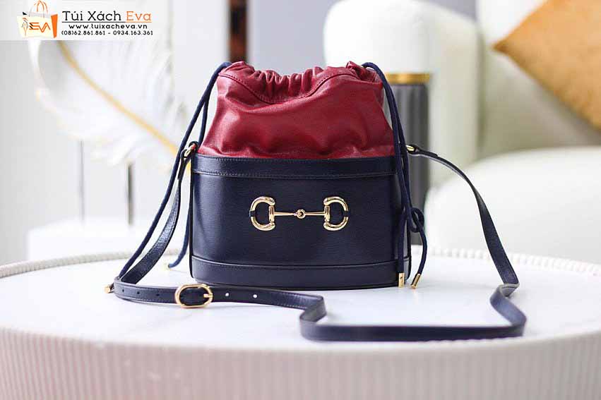 Túi Xách Gucci Bag Siêu Cấp Màu Xanh Phối Đỏ Đẹp M602118.