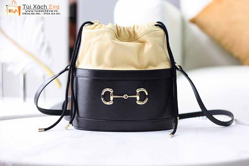 Túi Xách Gucci Bag Siêu Cấp Màu Xanh Phối Trắng Đẹp M602118.