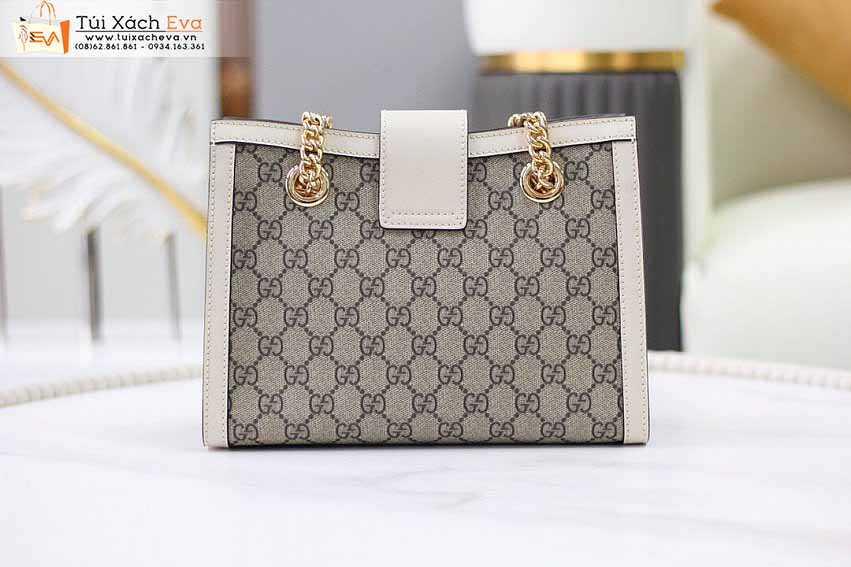 Túi Xách Gucci Padlock Bag Siêu Cấp Màu Xám Phối Trắng Đẹp M498156.