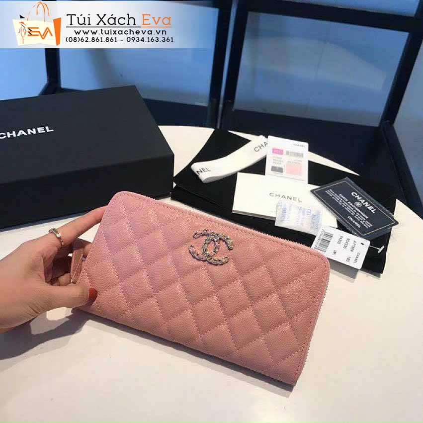 Ví Cầm Tay Chanel Bag Siêu Cấp Màu Cam Đẹp.