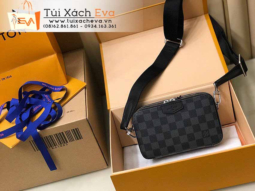 Túi Xách LV Alpha Wearable Bag Siêu Cấp Màu Đen Đẹp M60418.