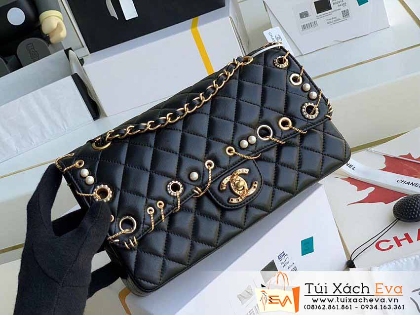 Túi Xách Chanel Classic Bag Siêu Cấp Màu Đen Đẹp.