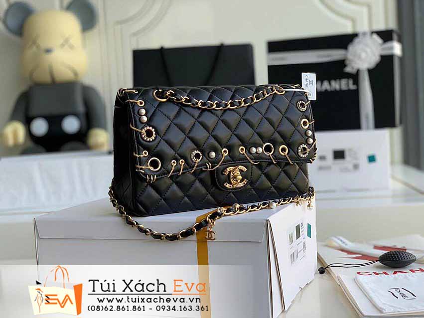 Túi Xách Chanel Classic Bag Siêu Cấp Màu Đen Đẹp.