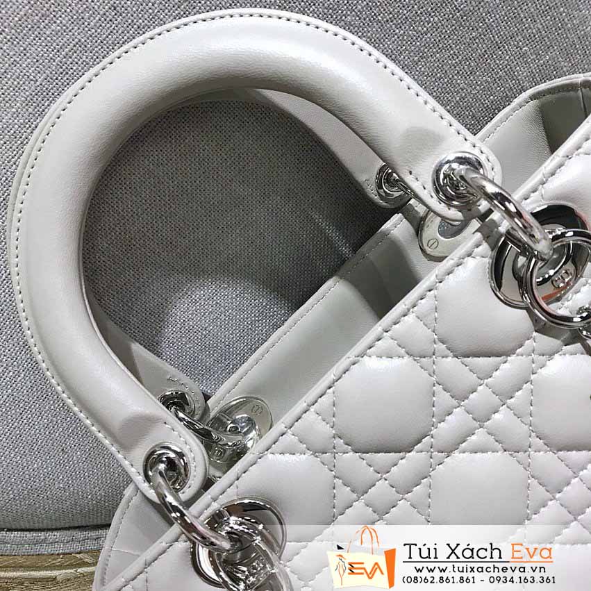 Túi Xách Dior Bag Siêu Cấp Màu Trắng Đẹp M44550.