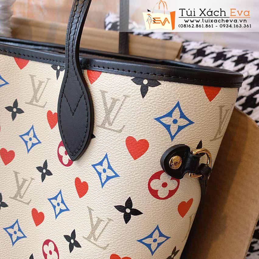 Túi Xách LV Neverfull Bag Siêu Cấp Màu Trắng Đẹp M56960.