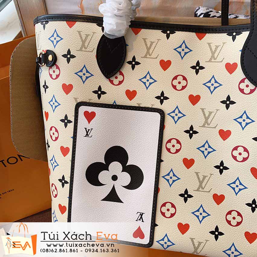 Túi Xách LV Neverfull Bag Siêu Cấp Màu Trắng Đẹp M56960.