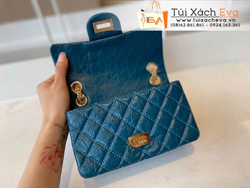 Túi Xách Chanel Mini Bag Siêu Cấp Màu Xanh Đẹp M0874.