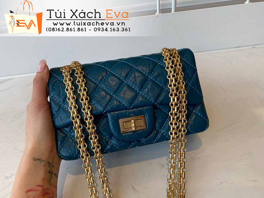 Túi Xách Chanel Mini Bag Siêu Cấp Màu Xanh Đẹp M0874.